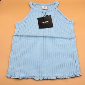 NWT light blue tank top, size 5Y